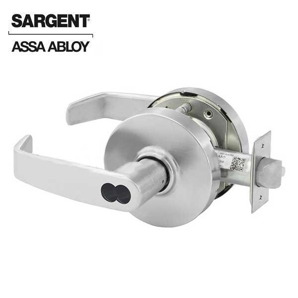 Sargent 10 Line Series Cylindrical Lock Mechanical Corridor Lock to accept SFIC Core L Trim L Rose Strike Li SRG-28-70-10G54-LL-26D - main
